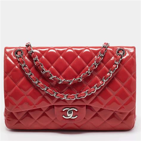 chanel flap bag orange|chanel full flap bag.